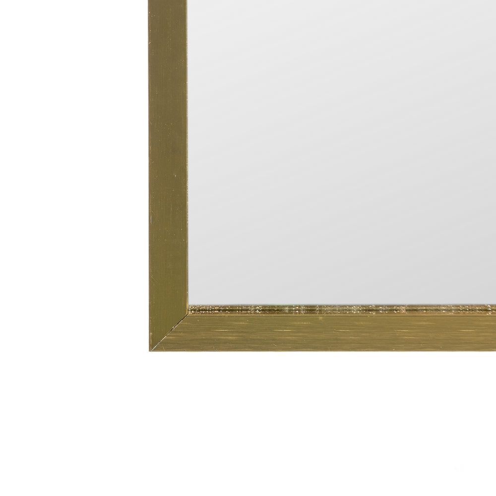 GOLD ALUMINUM DECORATIVE MIRROR 50 X 60 CM