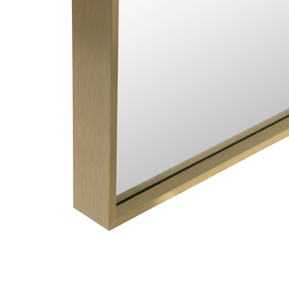 GOLD ALUMINUM DECORATIVE MIRROR 30 X 40 CM