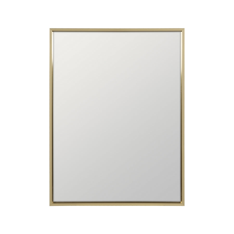 ESPEJO DORADO ALUMINIO DECORACIÓN 30 X 40 CM