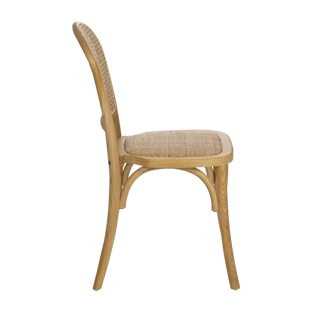 SILLA NATURAL MADERA 45 X 57 X 88 CM