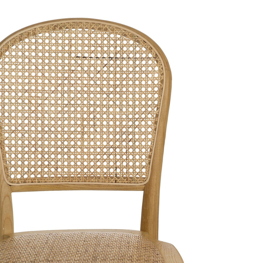 SILLA NATURAL MADERA 45 X 57 X 88 CM