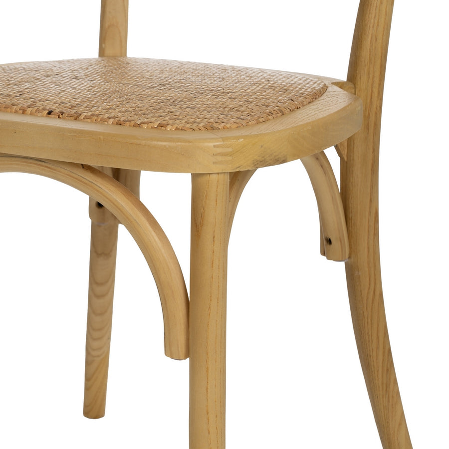SILLA NATURAL MADERA 45 X 57 X 88 CM