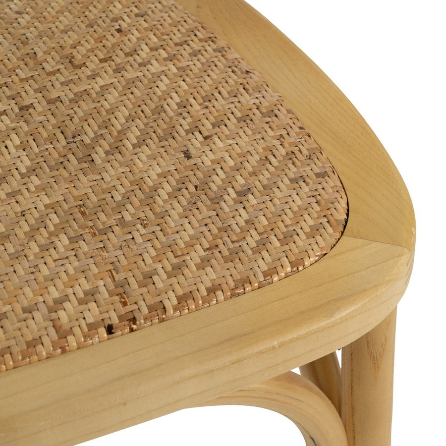 SILLA NATURAL MADERA 45 X 57 X 88 CM