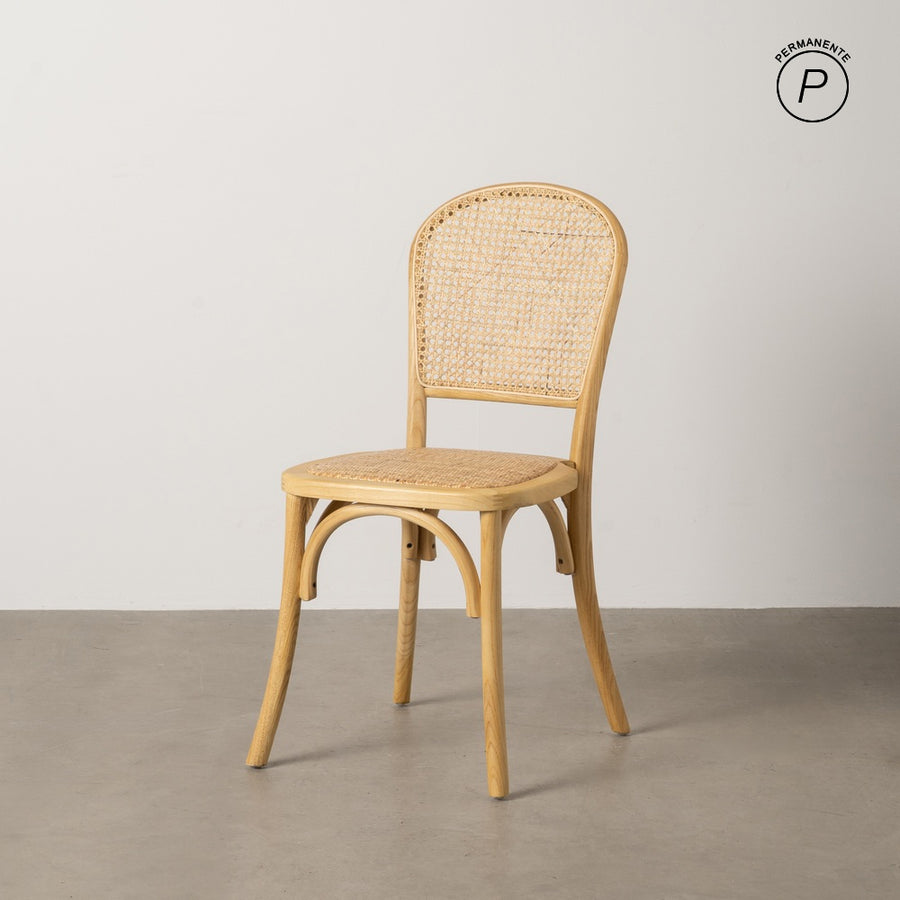 SILLA NATURAL MADERA 45 X 57 X 88 CM