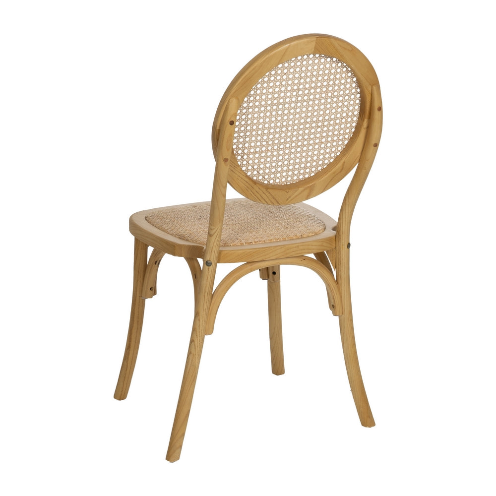 SILLA NATURAL MADERA 45 X 57 X 92 CM