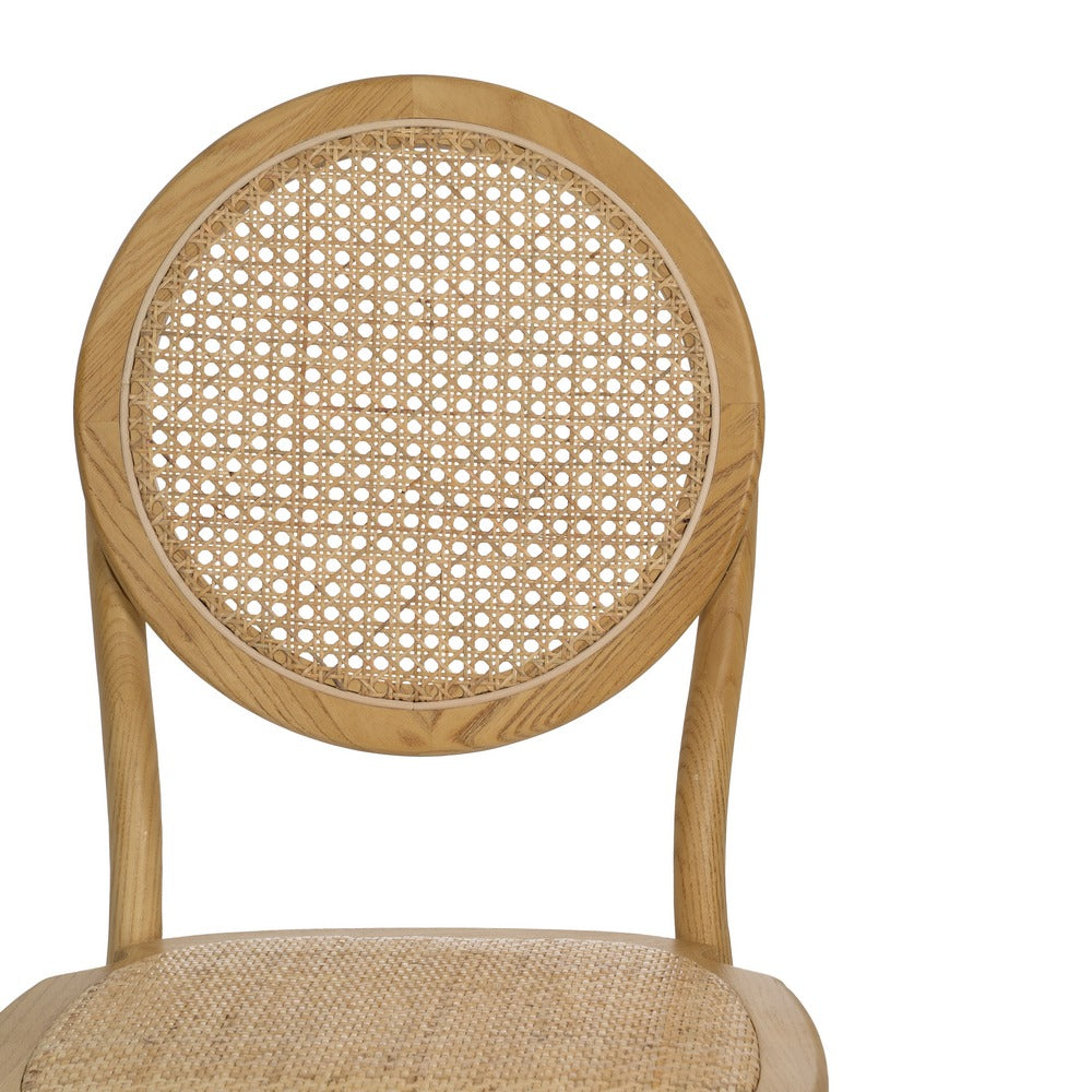 SILLA NATURAL MADERA 45 X 57 X 92 CM