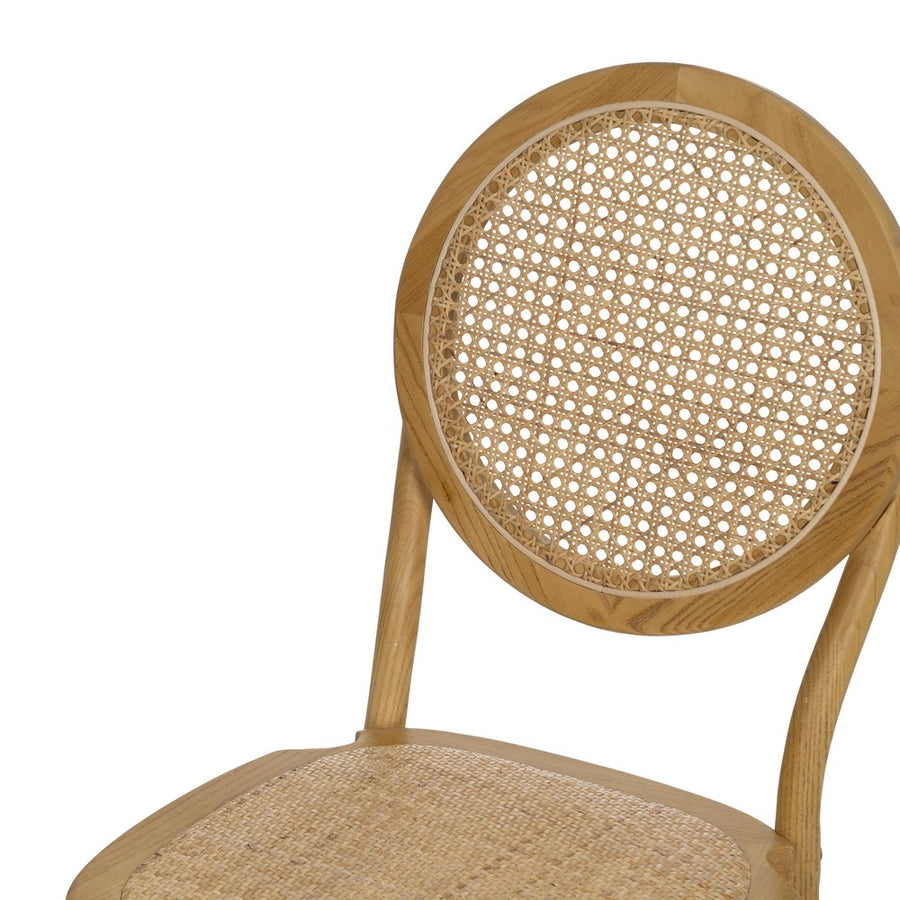 SILLA NATURAL MADERA 45 X 57 X 92 CM