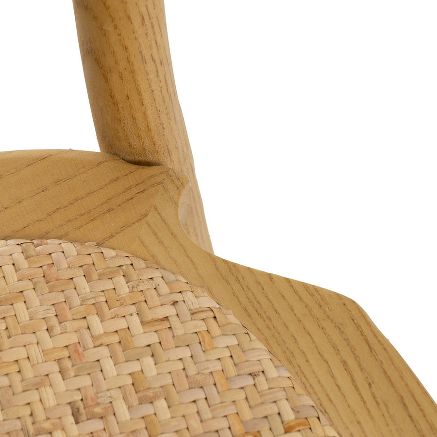 SILLA NATURAL MADERA 45 X 57 X 92 CM