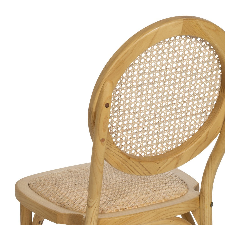 SILLA NATURAL MADERA 45 X 57 X 92 CM
