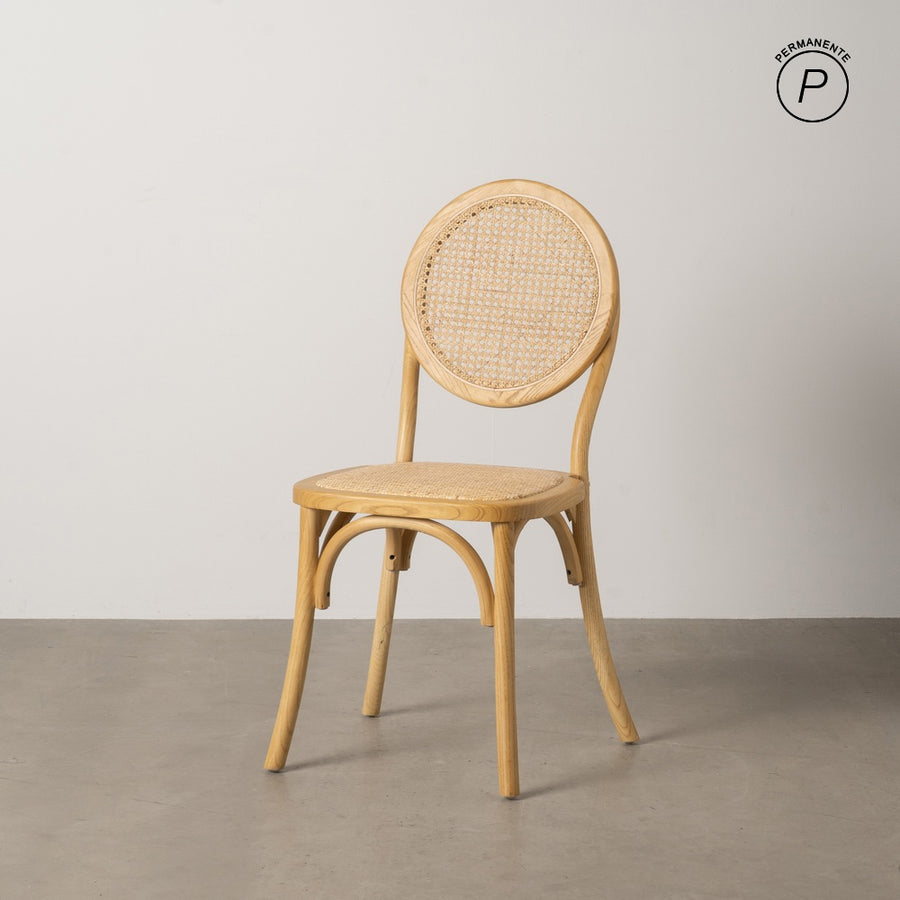 SILLA NATURAL MADERA 45 X 57 X 92 CM