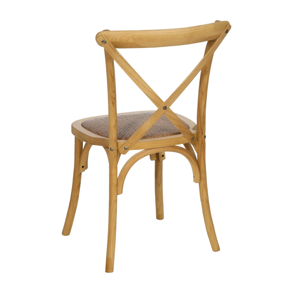 SILLA ASPAS NATURAL MADERA 50 X 56 X 87 CM