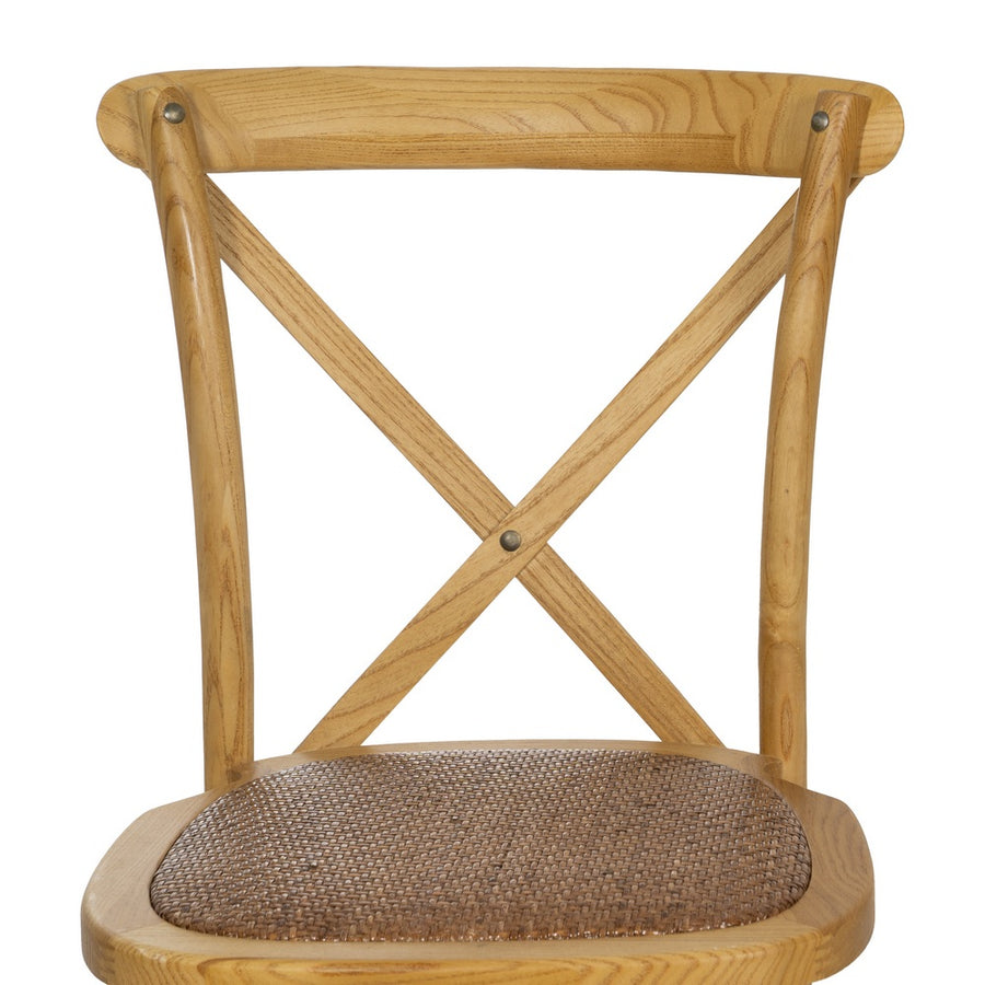 SILLA ASPAS NATURAL MADERA 50 X 56 X 87 CM