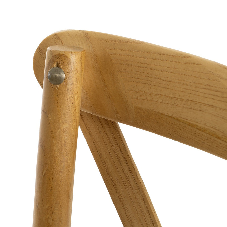 SILLA ASPAS NATURAL MADERA 50 X 56 X 87 CM