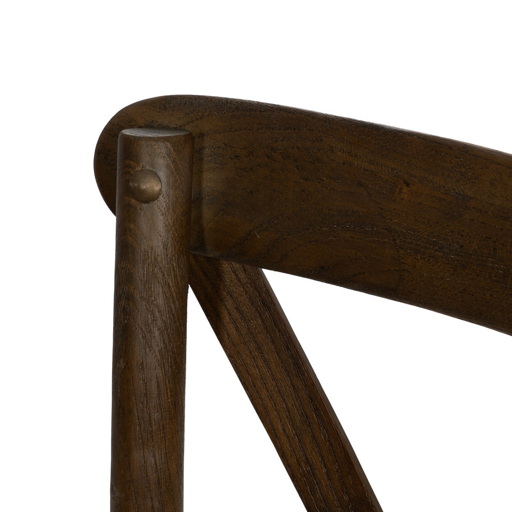 SILLA ASPAS MARRÓN MADERA 50 X 56 X 87 CM