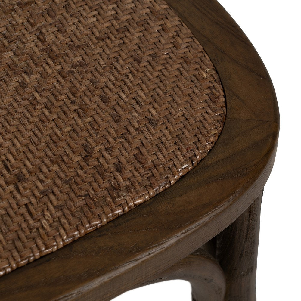 SILLA ASPAS MARRÓN MADERA 50 X 56 X 87 CM