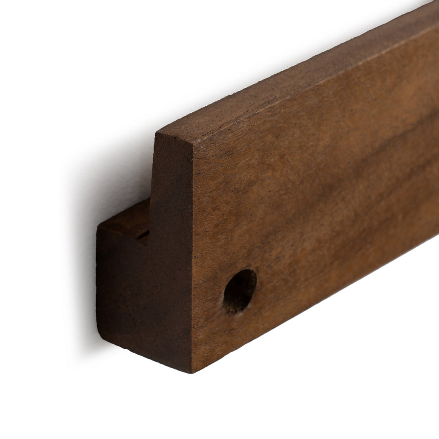 MESITA FLOTANTE MIEL MADERA DE MANGO 45 X 20 X 20 CM