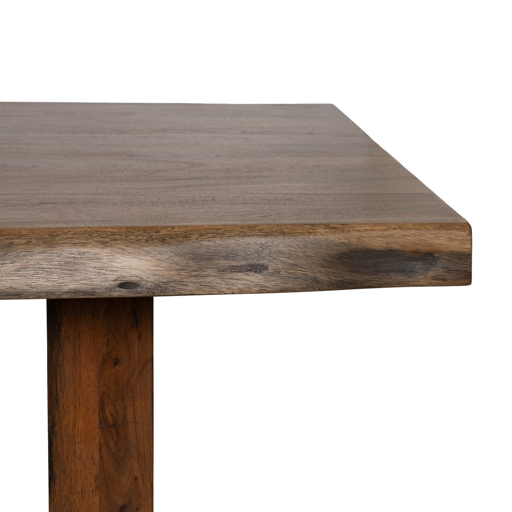 MESA COMEDOR MARRÓN MADERA DE ACACIA 180 X 90 X 77 CM