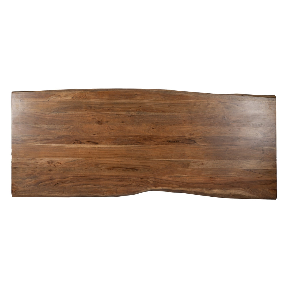 ACACIA WOOD BROWN DINING TABLE 240 X 100 X 76 CM