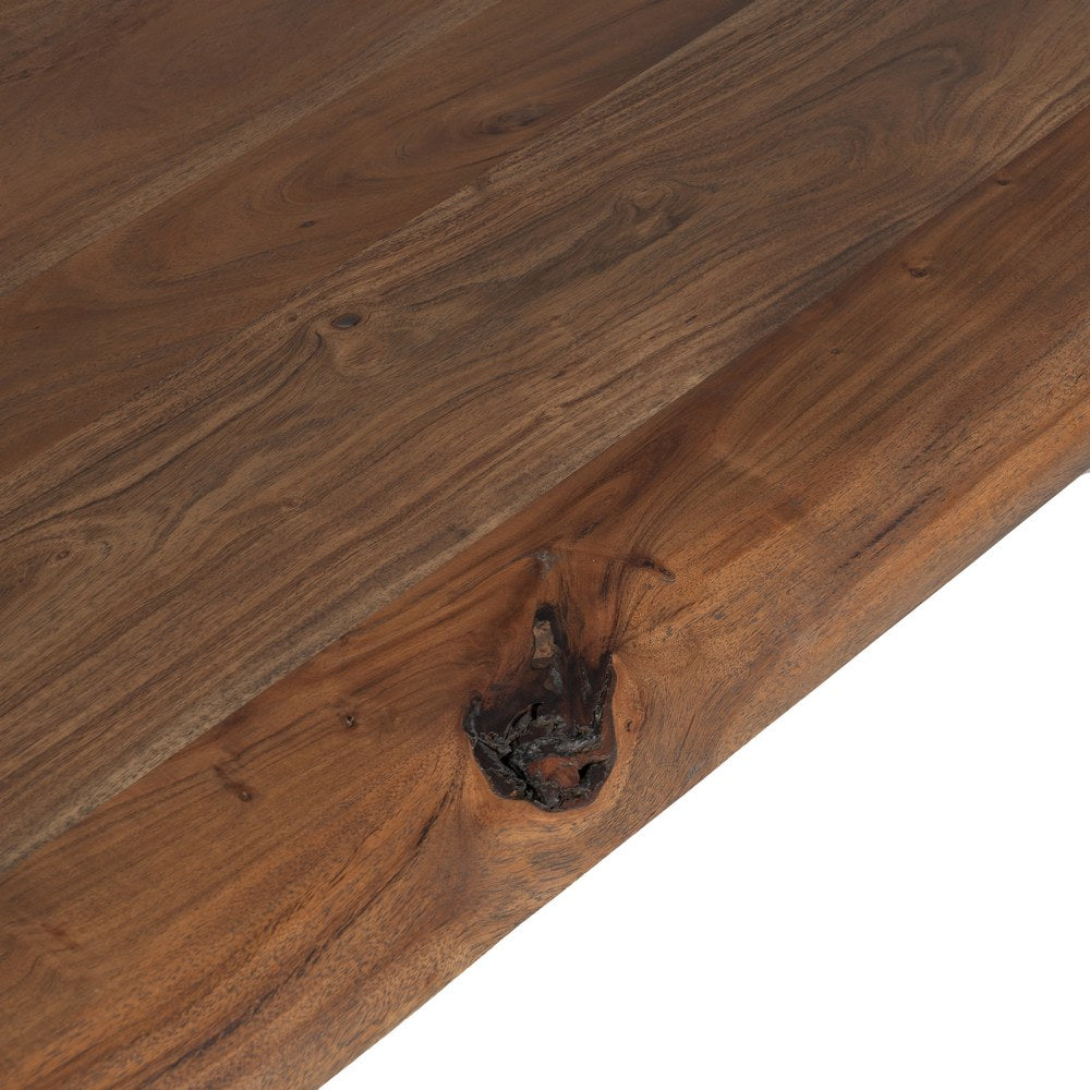 MESA COMEDOR MARRÓN MADERA DE ACACIA 280 X 100 X 77 CM