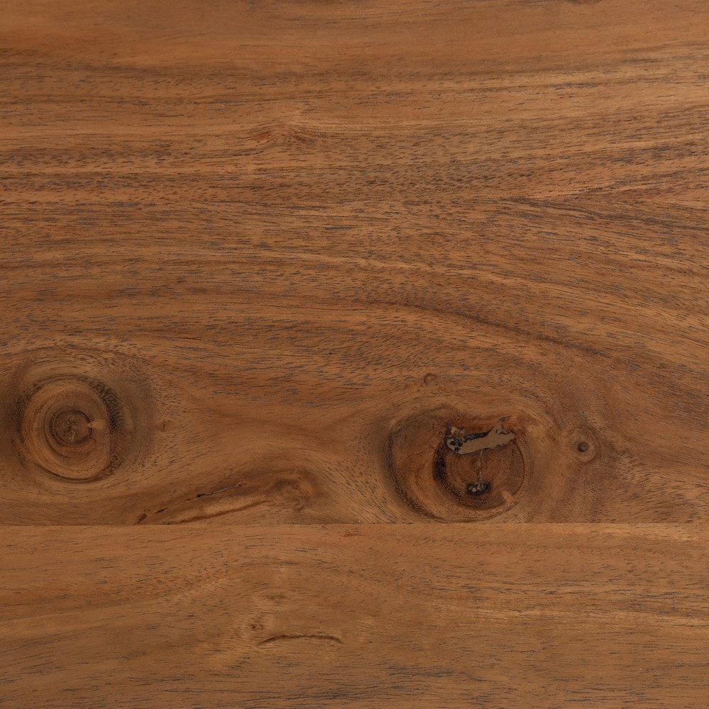 MESA COMEDOR MARRÓN MADERA DE ACACIA 280 X 100 X 77 CM