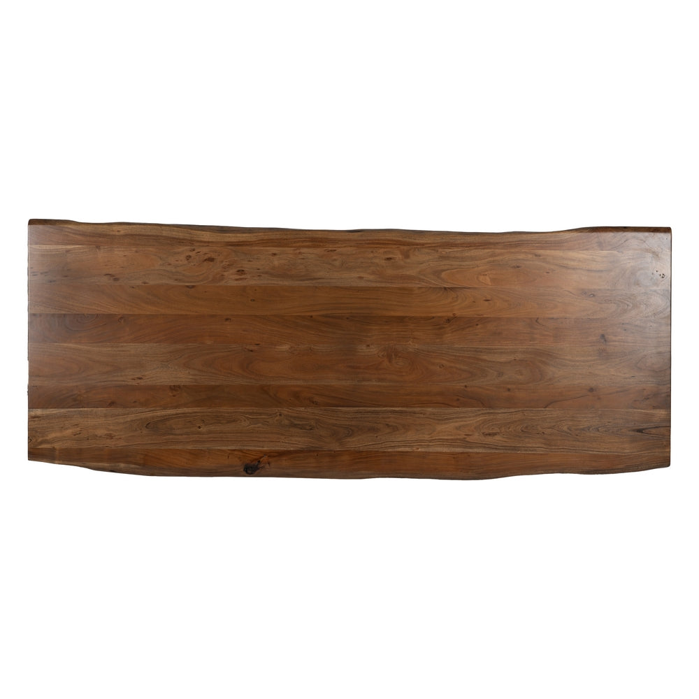 MESA COMEDOR MARRÓN MADERA DE ACACIA 280 X 100 X 77 CM