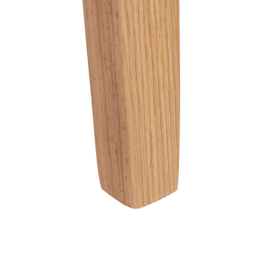 SILLA BEIGE-MARRÓN TEJIDO-MADERA 51 X 55 X 75 CM