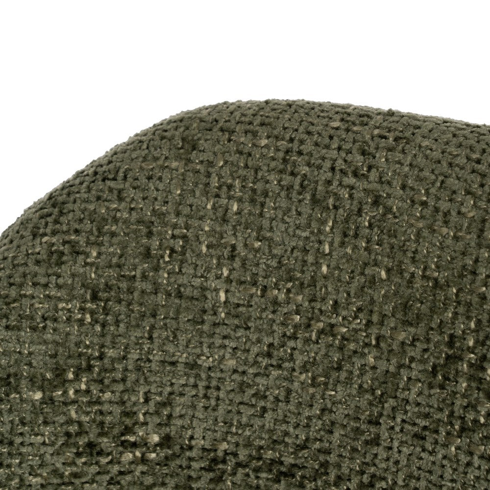 SILLA VERDE-MARRÓN TEJIDO-MADERA 51 X 55 X 75 CM