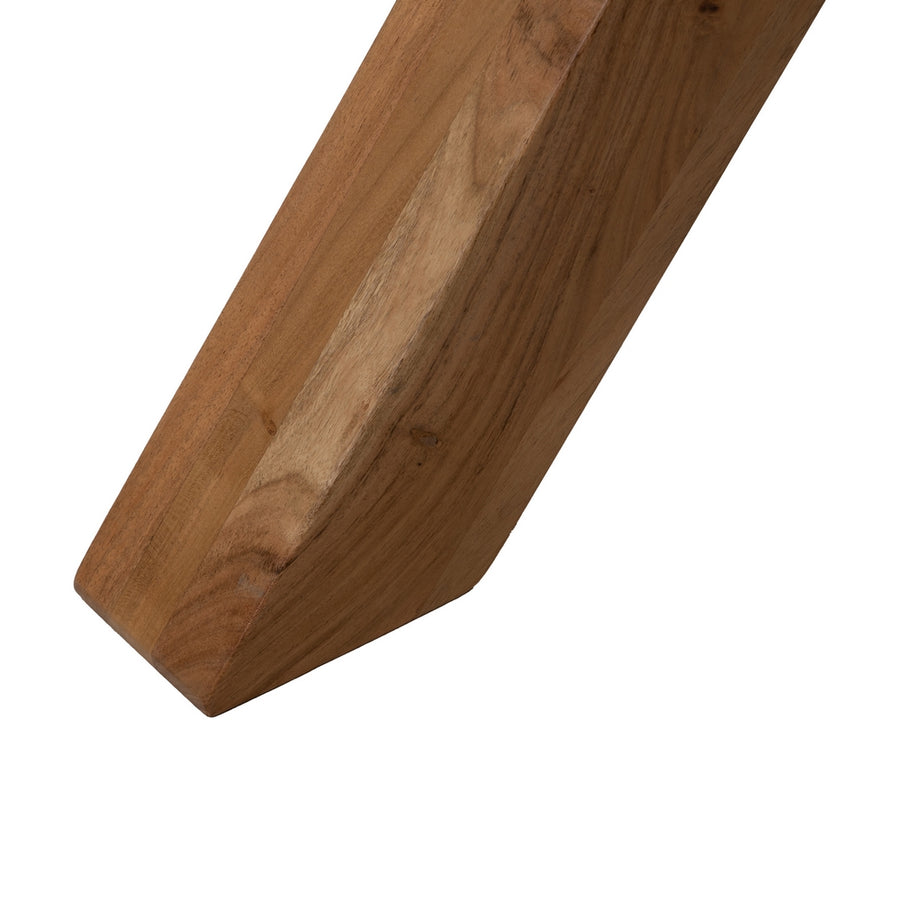 MESA COMEDOR NATURAL MADERA DE ACACIA 280 X 100 X 76 CM