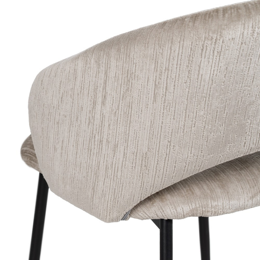SILLA HIELO TEJIDO-METAL CONTRACT 58 X 60 X 80,50 CM