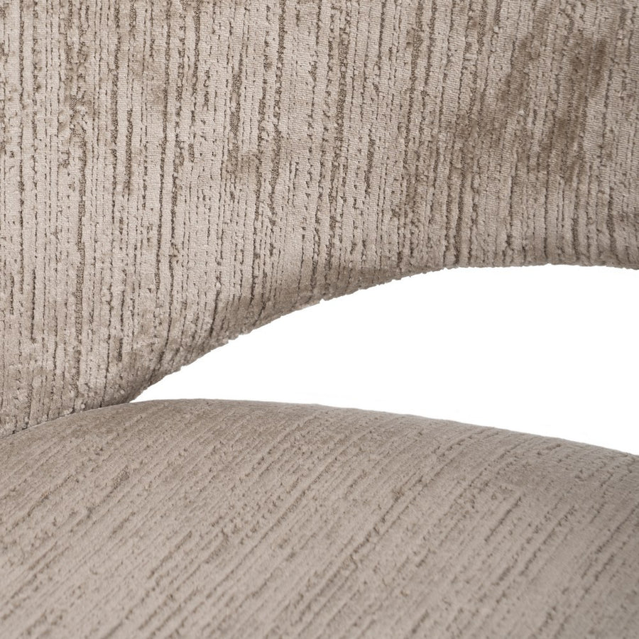 SILLA TAUPE TEJIDO-METAL CONTRACT 58 X 60 X 80,50 CM
