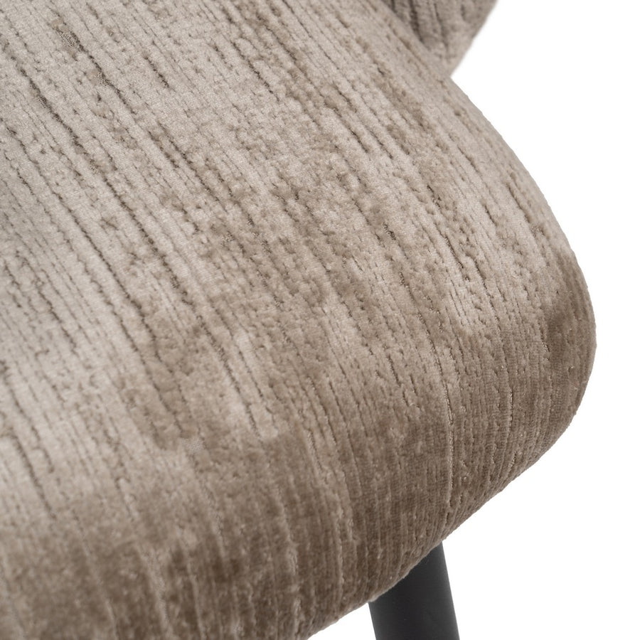 SILLA TAUPE TEJIDO-METAL CONTRACT 58 X 60 X 80,50 CM