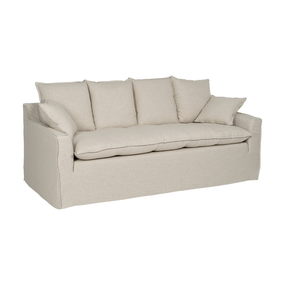 SOF� 4 PLAZAS NATURAL TEJIDO SAL�N 220 X 100 X 91 CM