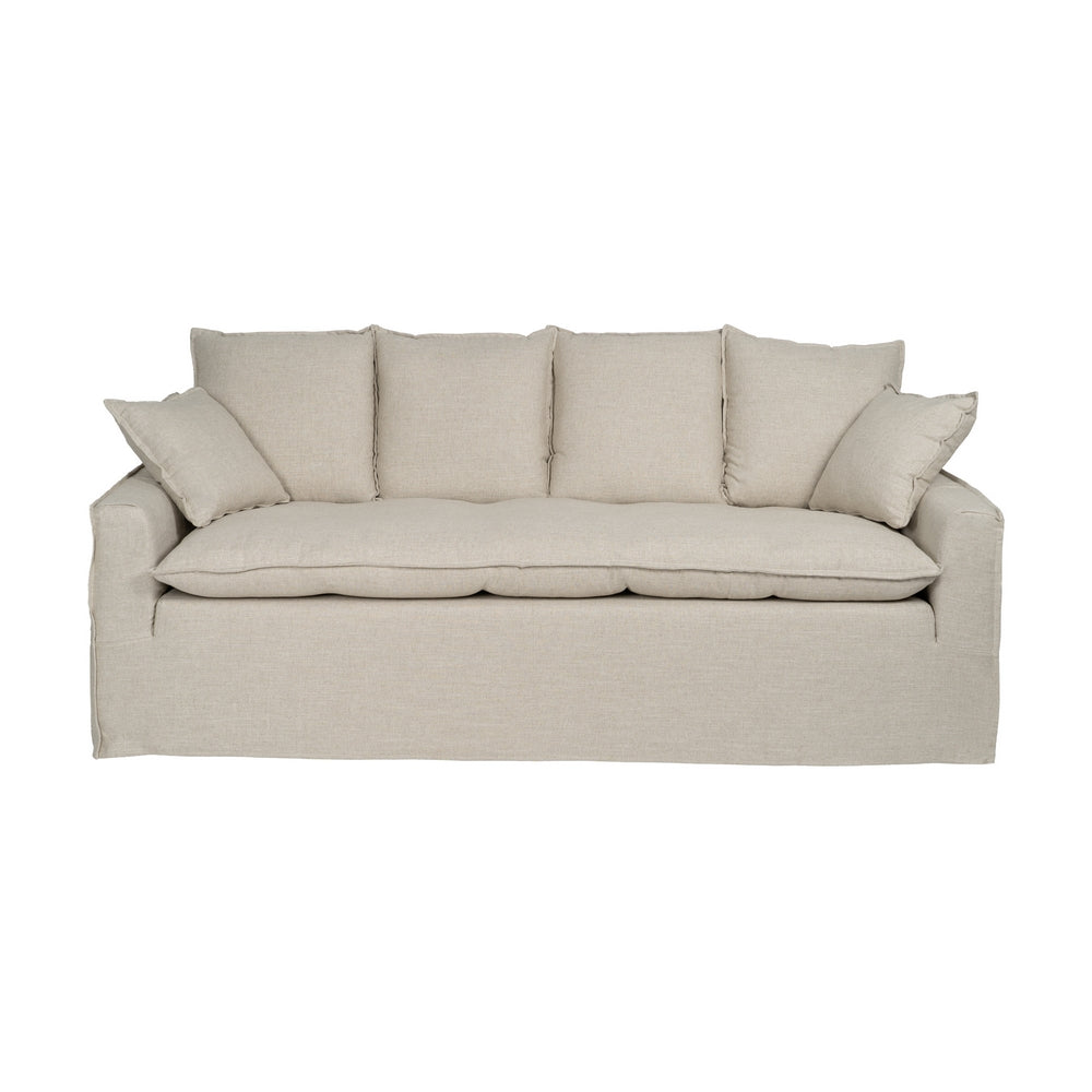 SOF� 4 PLAZAS NATURAL TEJIDO SAL�N 220 X 100 X 91 CM