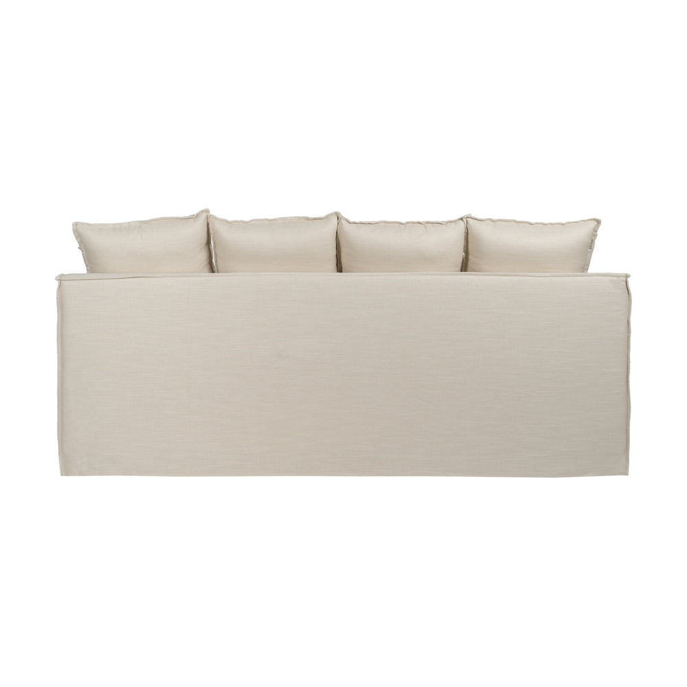 SOF� 4 PLAZAS CREMA TEJIDO SAL�N 220 X 100 X 91 CM