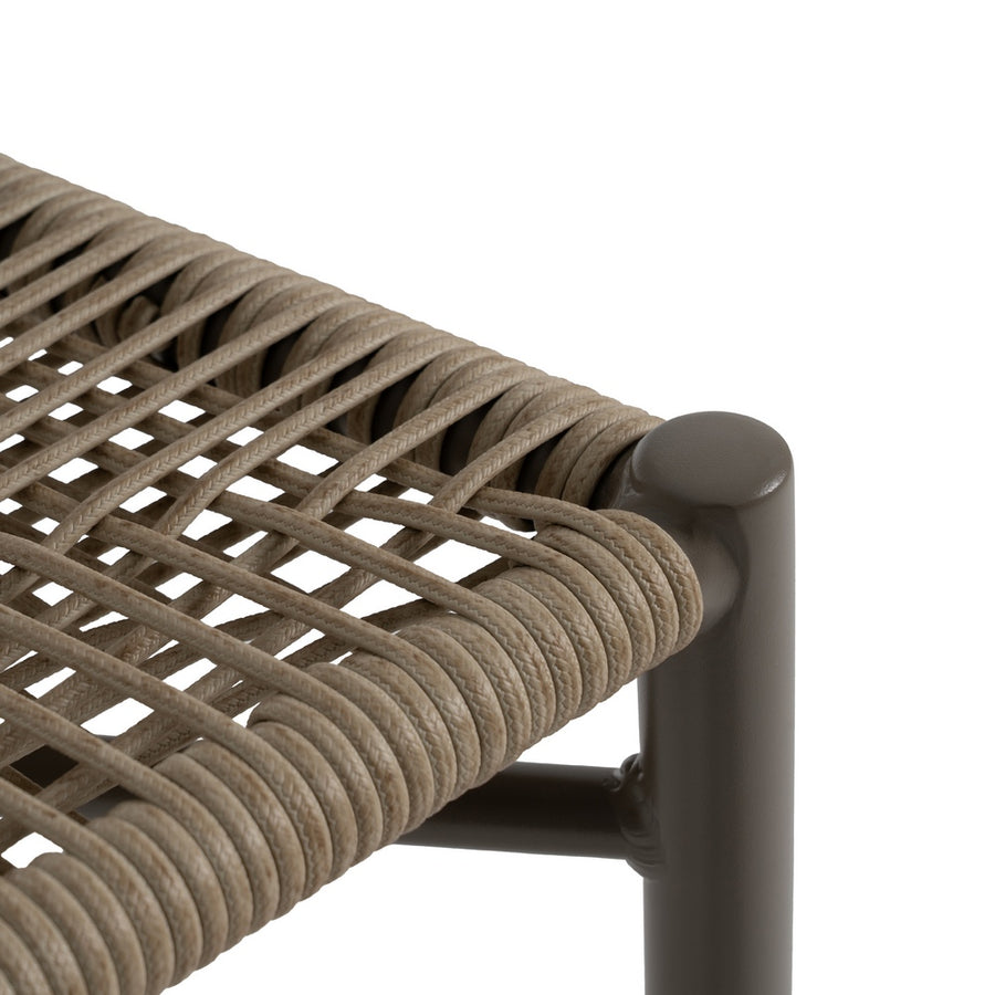 SILLA NATURAL-GRIS PE-ALUMINIO EXTERIOR 59 X 58 X 79 CM