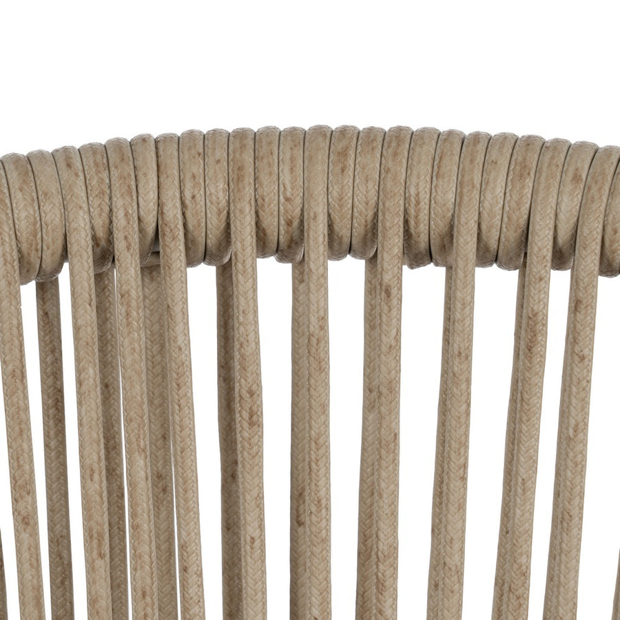 SILLA NATURAL-GRIS PE-ALUMINIO EXTERIOR 59 X 58 X 79 CM
