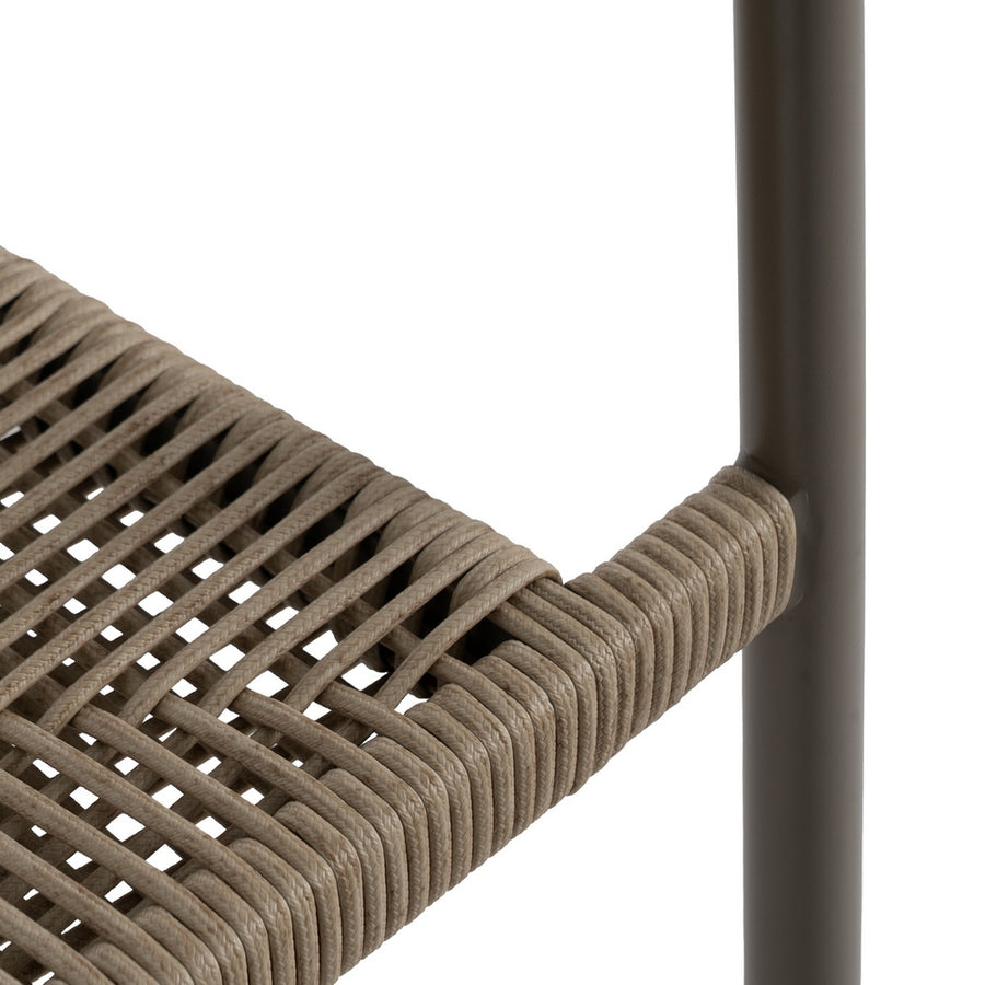 SILLA APILABLE PE-ALUMINIO EXTERIOR 57,50 X 56 X 74 CM