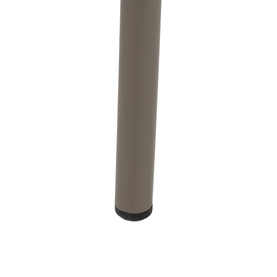 NATURAL-GREY PE-STEEL OUTDOOR CHAIR 58 X 58 X 77.50 CM