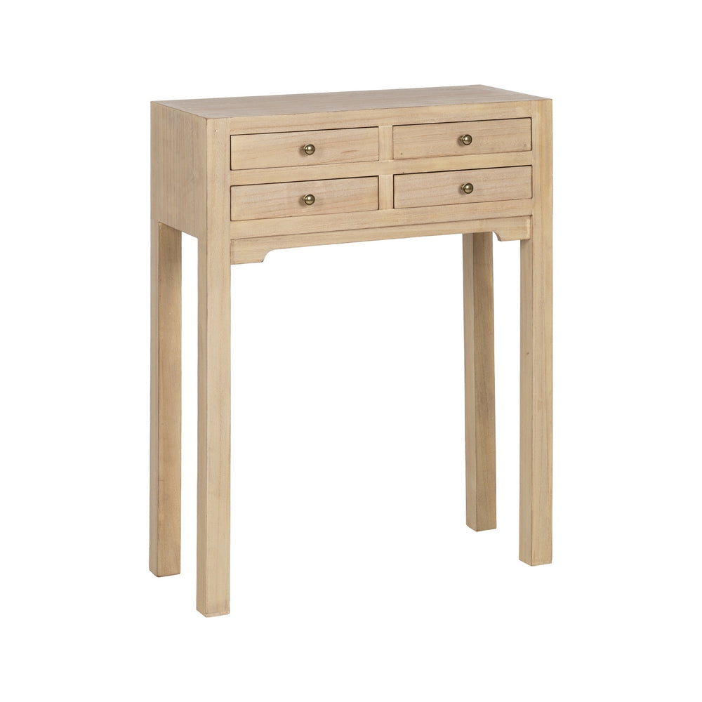 CONSOLA NATURAL DM-MADERA 63 X 26 X 85 CM