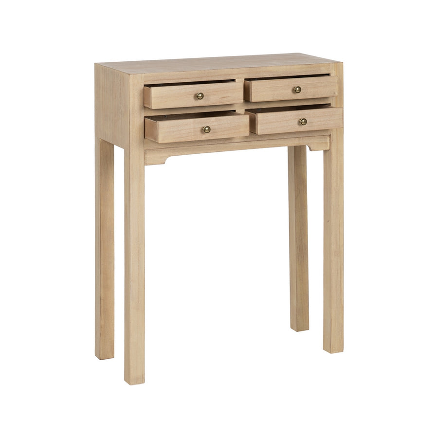 CONSOLA NATURAL DM-MADERA 63 X 26 X 85 CM