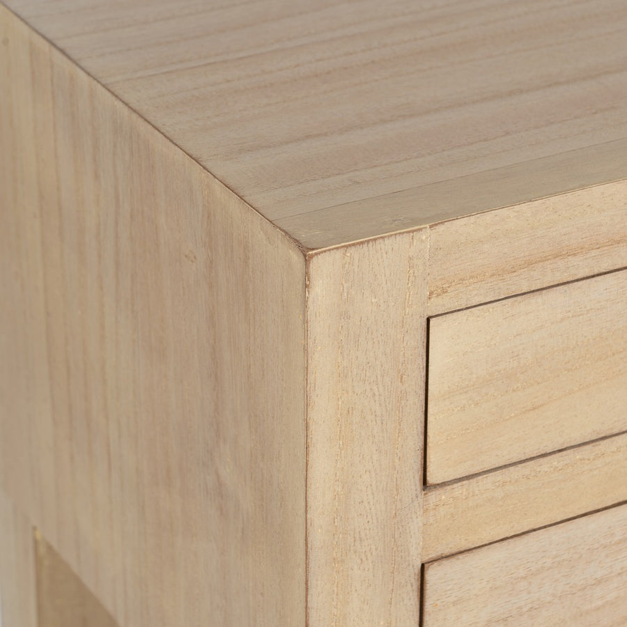 CONSOLA NATURAL DM-MADERA 63 X 26 X 85 CM