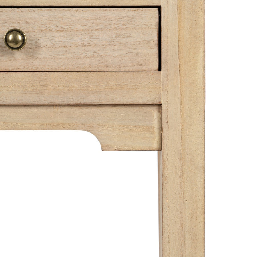CONSOLA NATURAL DM-MADERA 63 X 26 X 85 CM
