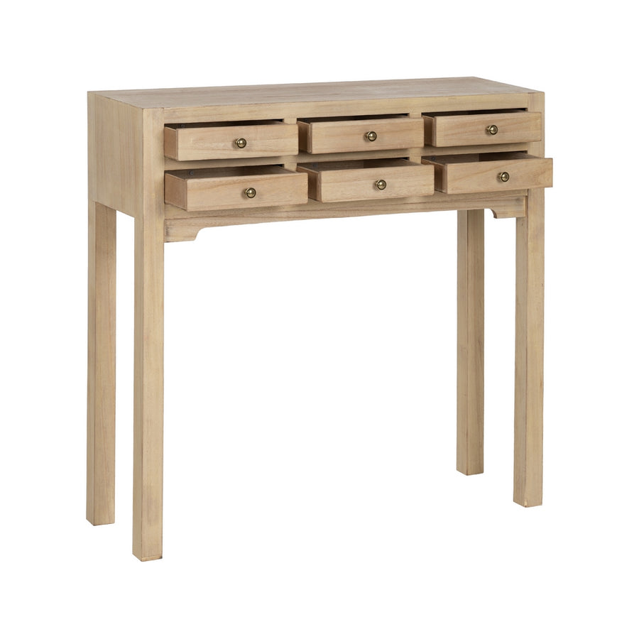 CONSOLA NATURAL DM-MADERA 85 X 26 X 85 CM