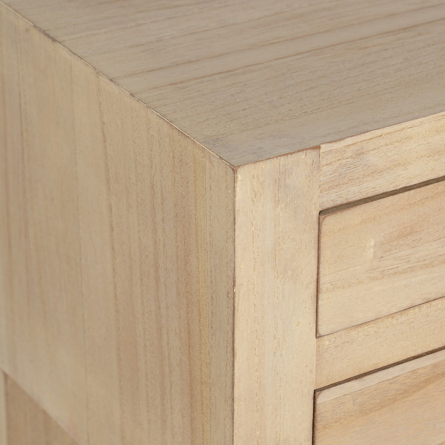 CONSOLA NATURAL DM-MADERA 85 X 26 X 85 CM