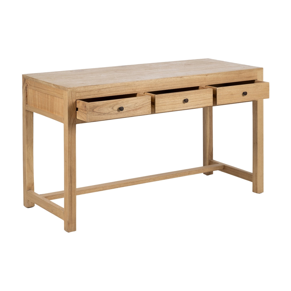 MUEBLE AUXILIAR NATURAL MADERA MINDI 130 X 55 X 77 CM