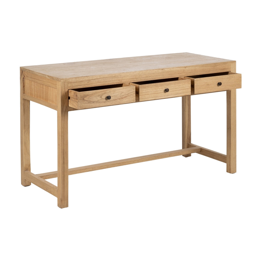 NATURAL MINDI WOOD SIDEBOARD 130 X 55 X 77 CM
