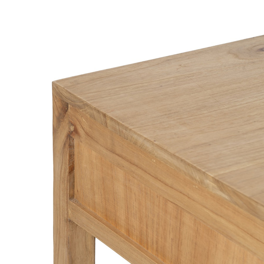 NATURAL MINDI WOOD SIDEBOARD 130 X 55 X 77 CM