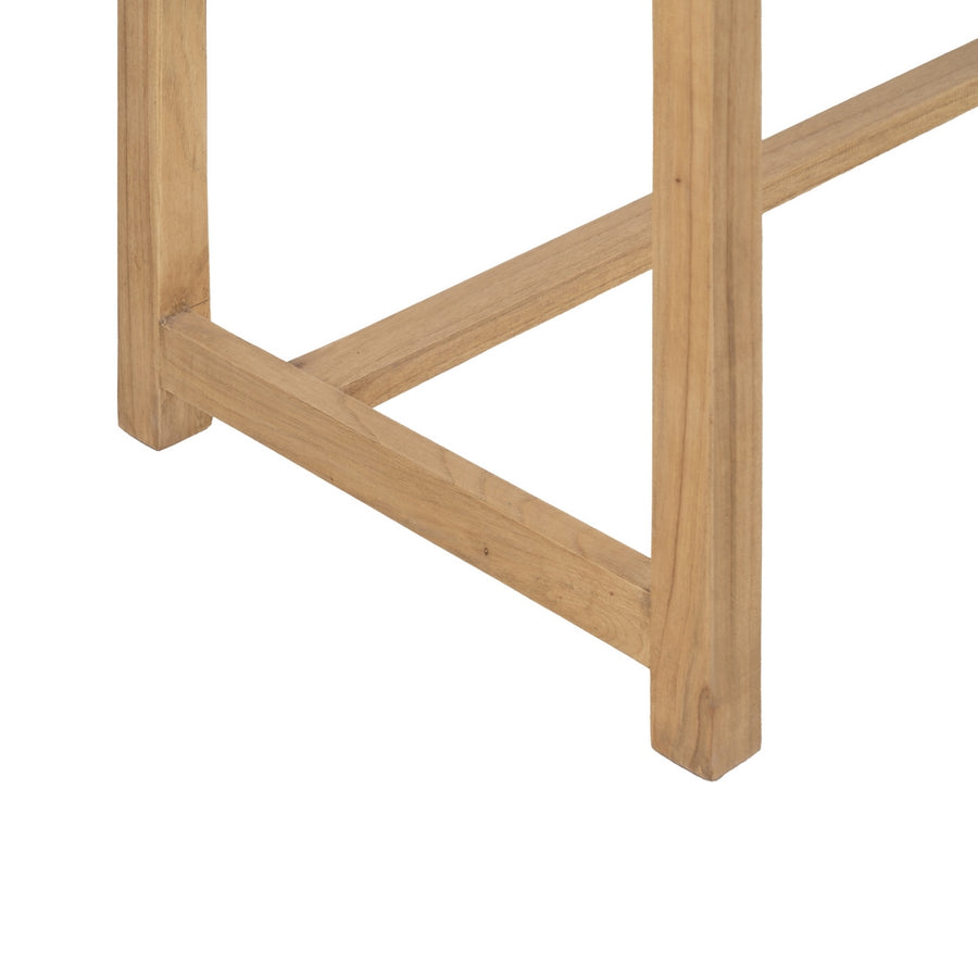 NATURAL MINDI WOOD SIDEBOARD 130 X 55 X 77 CM