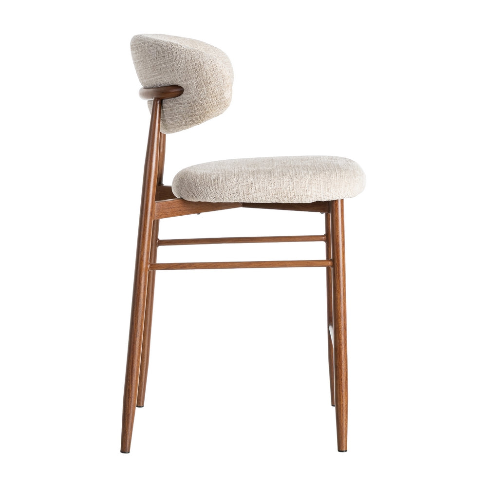TABURETE 65CM BEIGE TEJIDO-METAL 53 X 52 X 95 CM