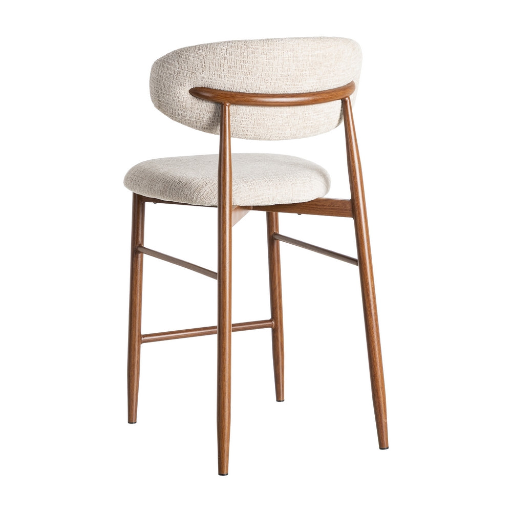 TABURETE 65CM BEIGE TEJIDO-METAL 53 X 52 X 95 CM